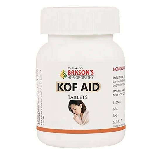 Bakson's Homeopathy Kof Aid Tablets 