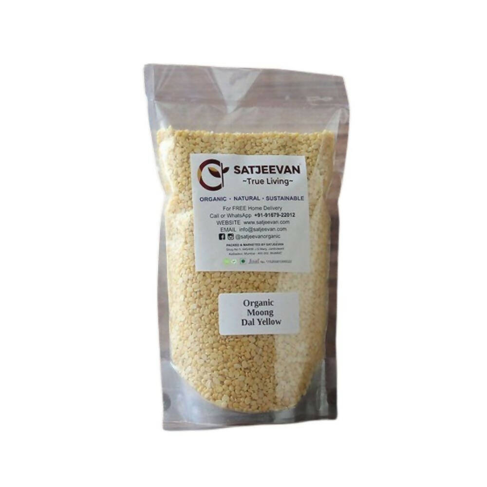 Satjeevan Organic Moong Dal Yellow - Grab2buy