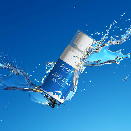 Pilgrim wiss Aqua Rush Peeling Gel Pentavitin & Activated Hydrogen Water for Face - Grab2buy