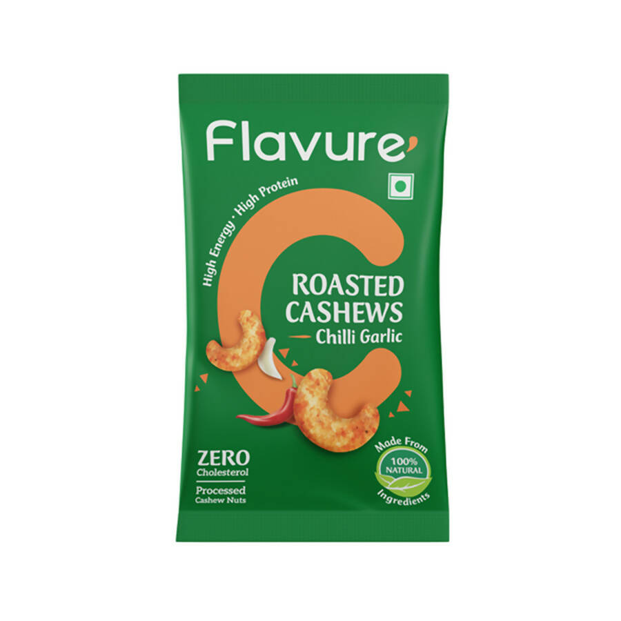 Flavure Roasted Cashew - Chilli Garlic 