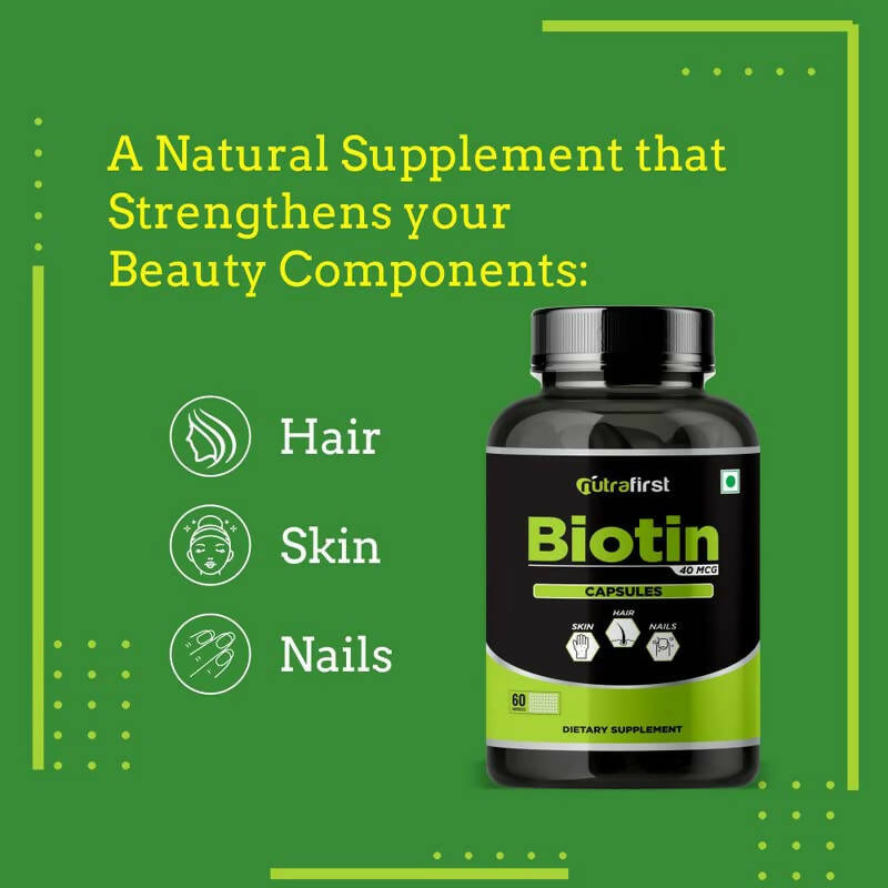 Nutrafirst Biotin Capsules - Grab2buy