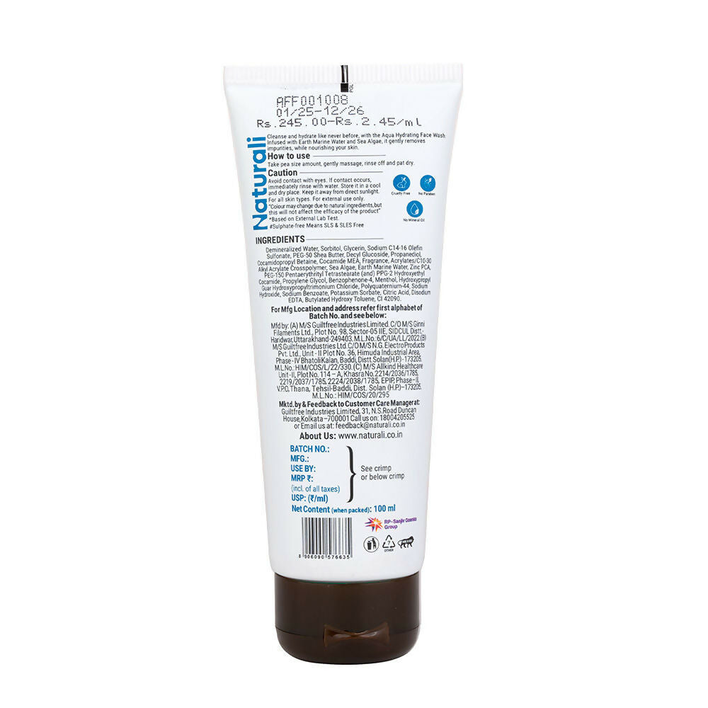 Naturali Aqua Hydrating Face Wash 