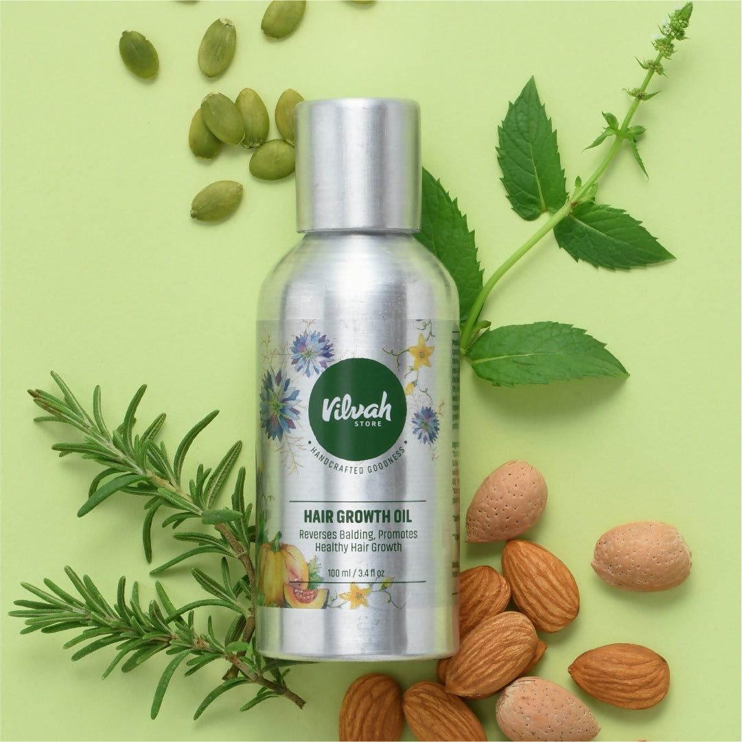 Vilvah Store Hair Growth Oil (Baby Hair Growth)  Grab2Buy Vilvah Store Grab2Buy