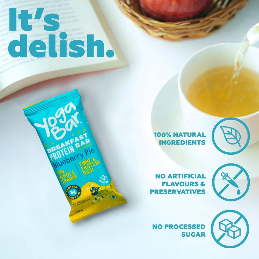 Yoga Bar Blueberry Pie Breakfast Protein Bars