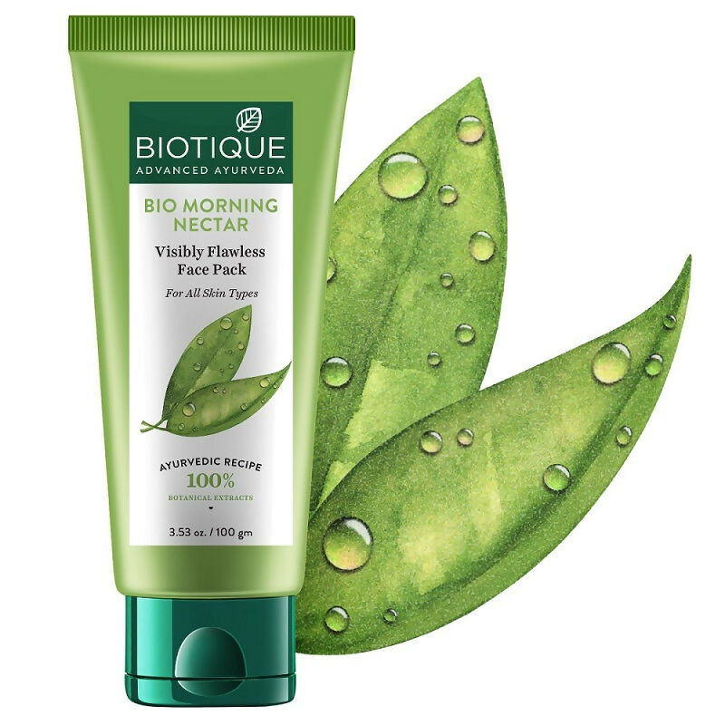 Biotique Bio Morning Nectar Visibly Flawless Face Pack 