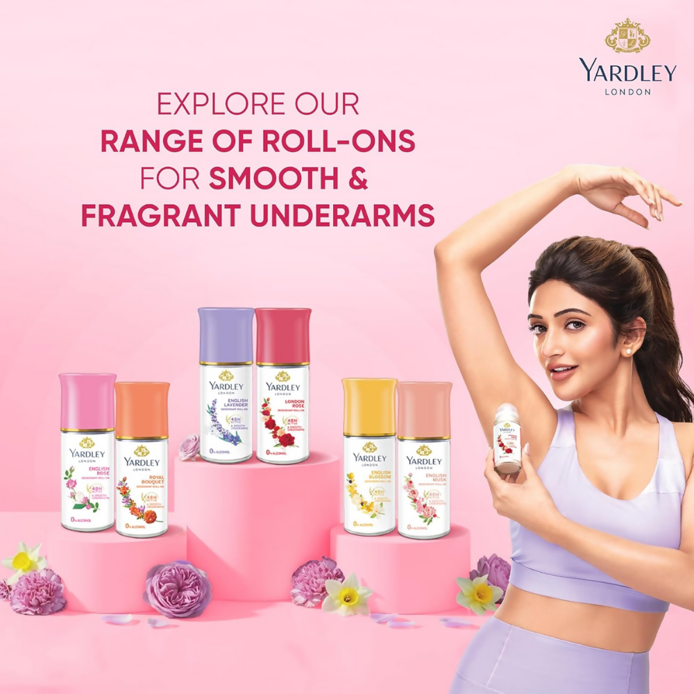 Yardley London Rose Underarm Deodorant Roll On  Grab2Buy Yardley Grab2Buy