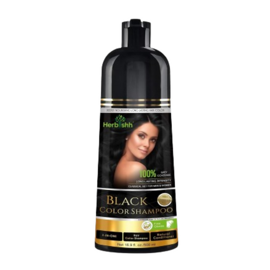 Herbishh Black Hair Color Shampoo - Grab2buy