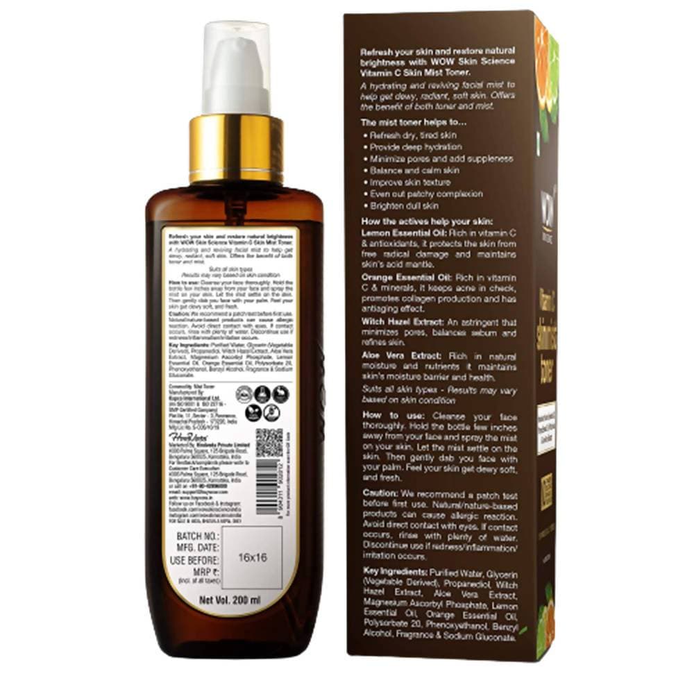 Wow Skin Science Vitamin C Skin Mist Toner  Grab2Buy Wow Skin Science Grab2Buy
