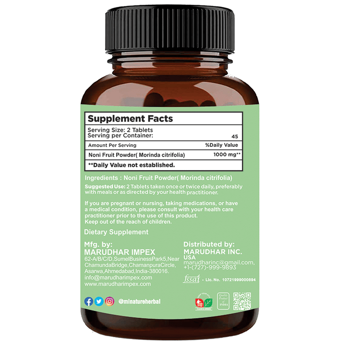 Minature Noni Fruit Tablets 