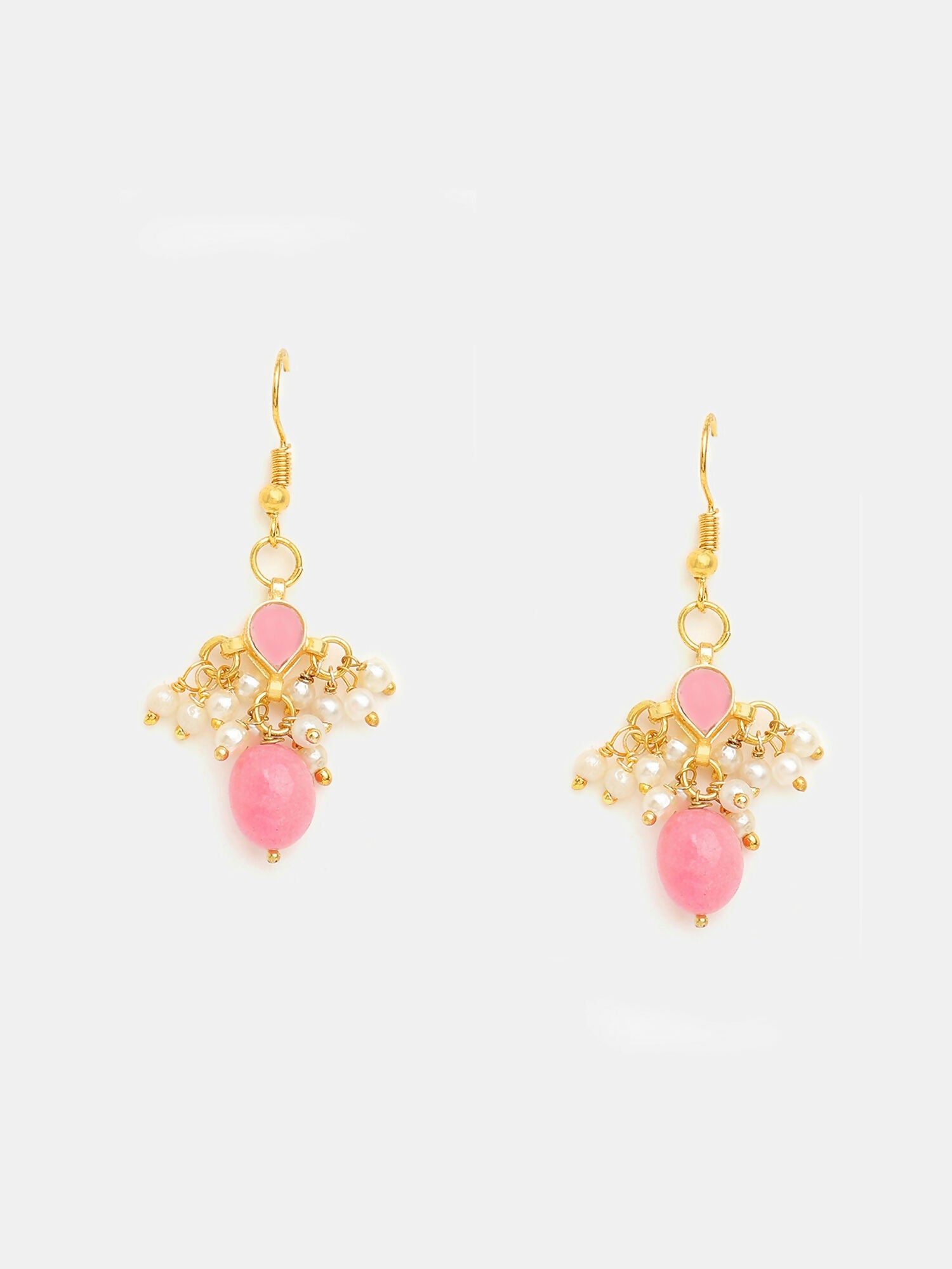 Ruby Raang Rosebud Glow Earrings