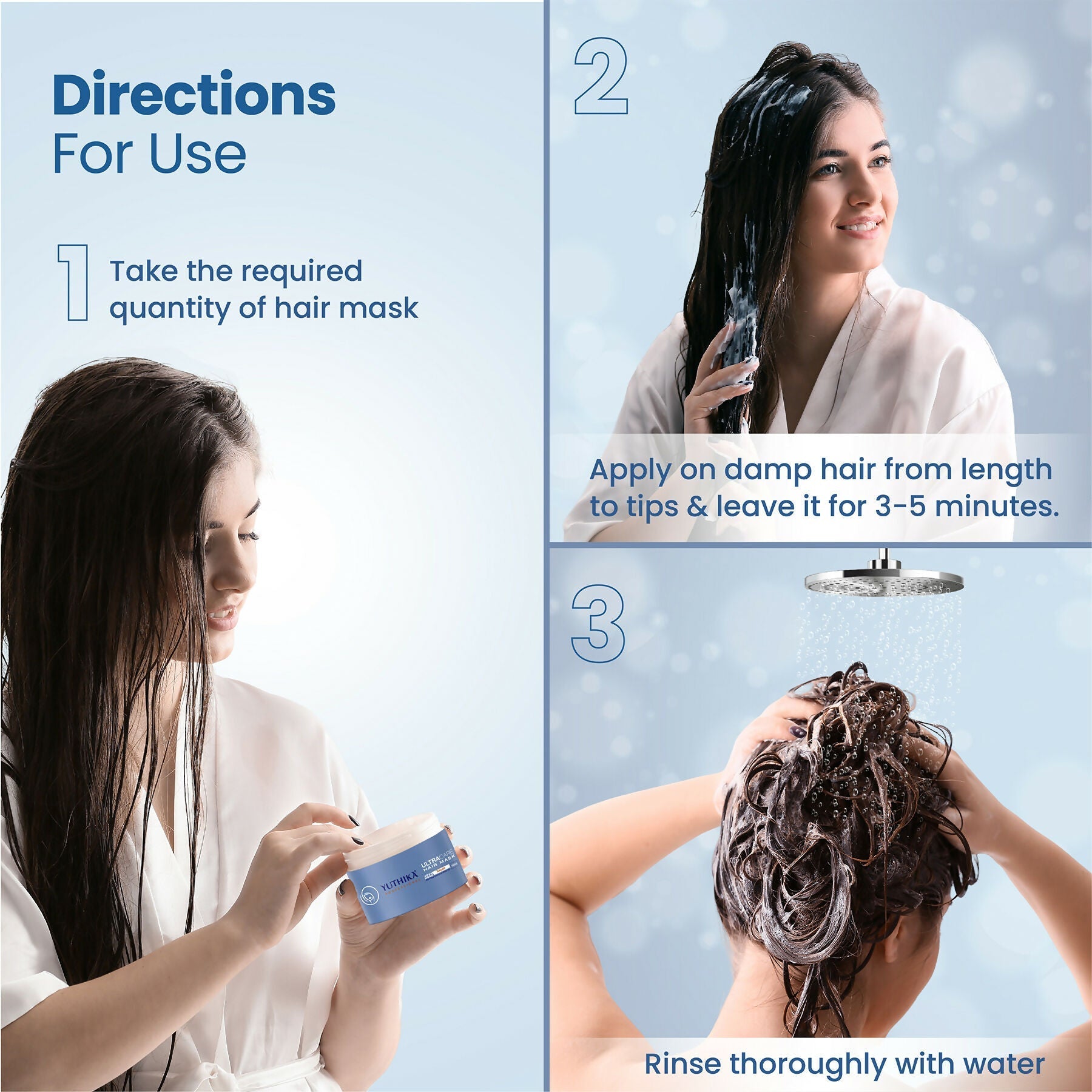 Yuthika Hair Mask For Dry, Frizzy & Damaged Hair|Premium Hair Mask For Women & Men  Grab2Buy Yuthika Grab2Buy