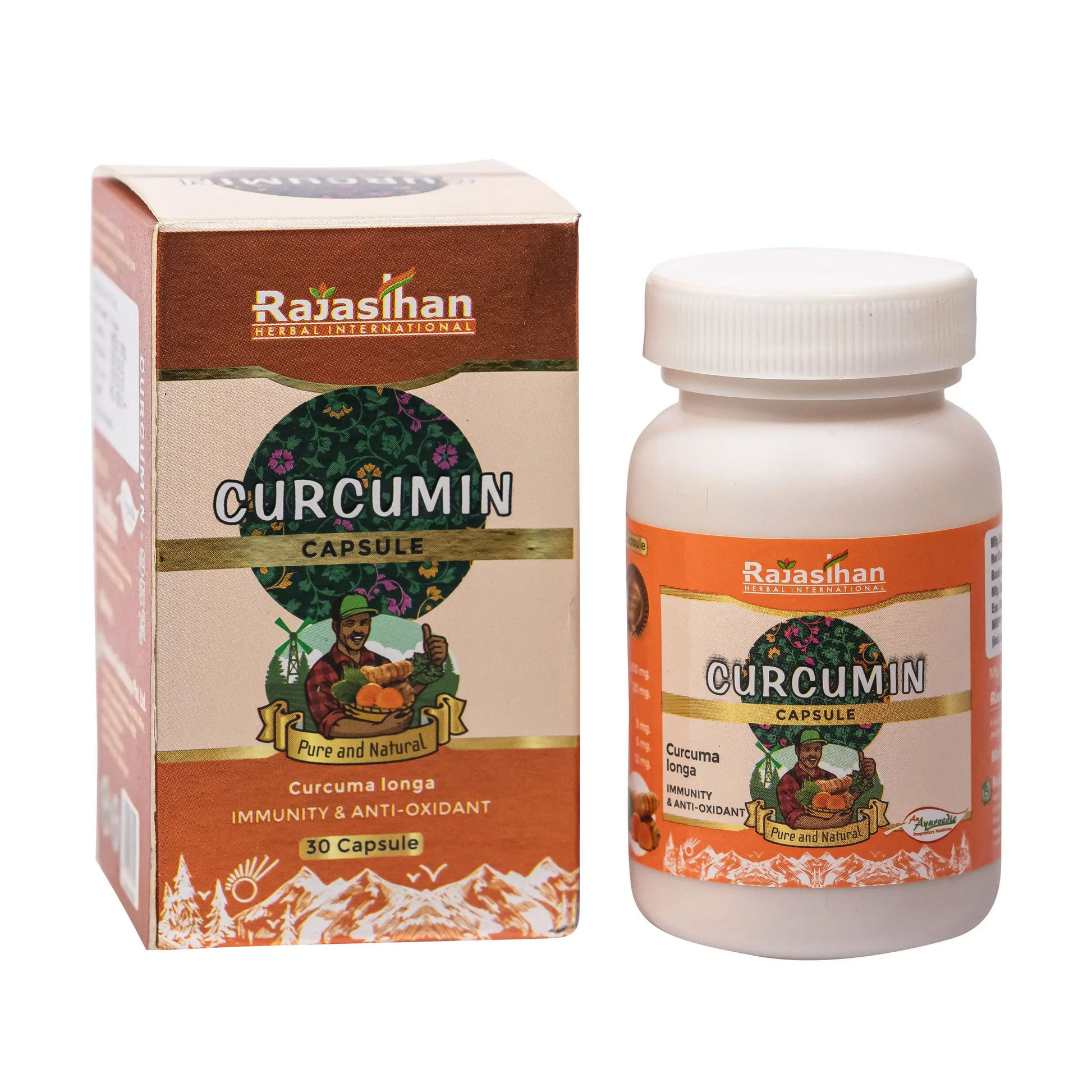 Rajasthan Herbals Curcumin Capsules 
