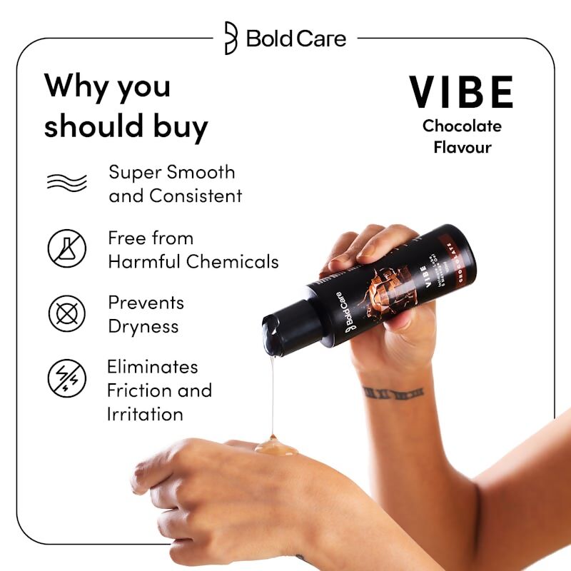 Bold Care Vibe Chocolate Flavor Massage Gel 