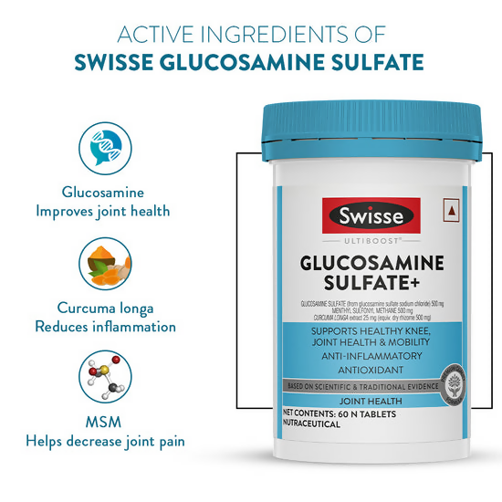 Swisse Glucosamine Sulfate+ Tablets 