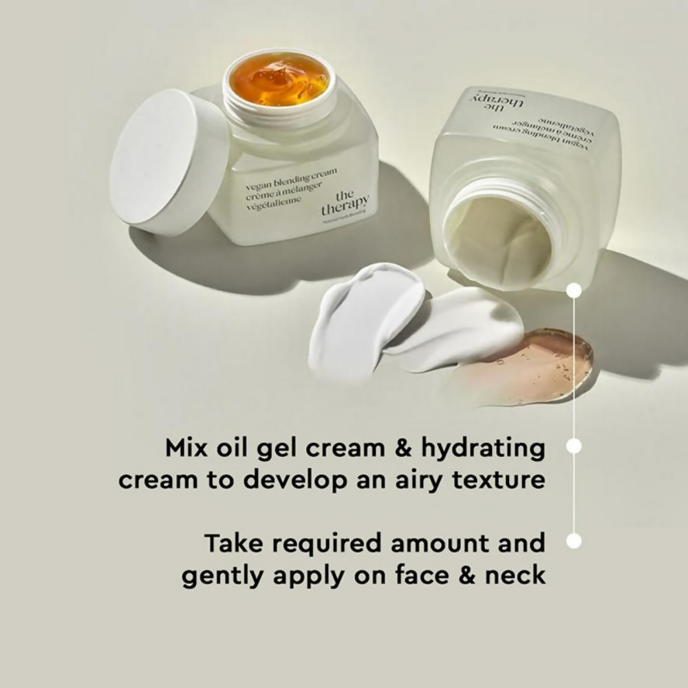 The Face Shop The Therapy Vegan Blending Cream Organic & Vegan 2 In 1 Gel & Cream  Grab2Buy The Face Shop Grab2Buy