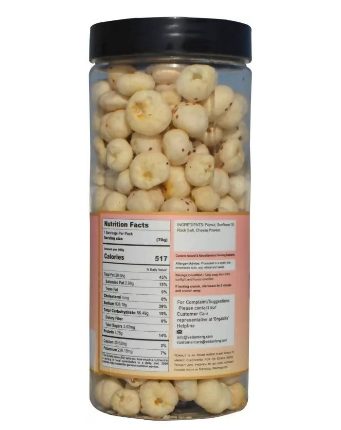 Orgabite Roasted Foxnuts Salty & Creamy