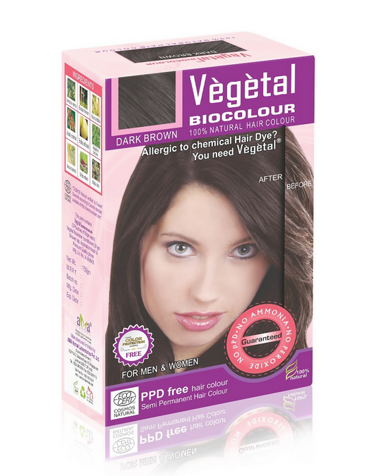 Vegetal Bio Colour Dark Brown Free In Pack Color Protection Shampoo  Grab2Buy Vegetal Grab2Buy