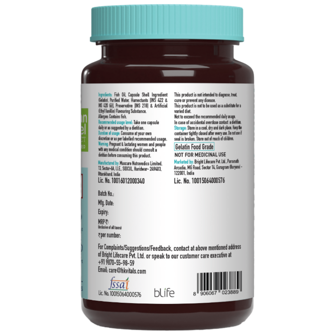 HK Vitals Fish Oil Capsules - Grab2buy