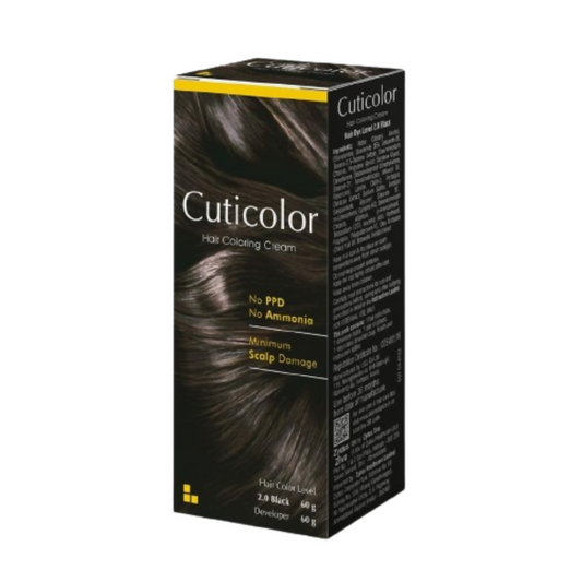 Cuticolor Hair Color Cream - Black - Grab2buy