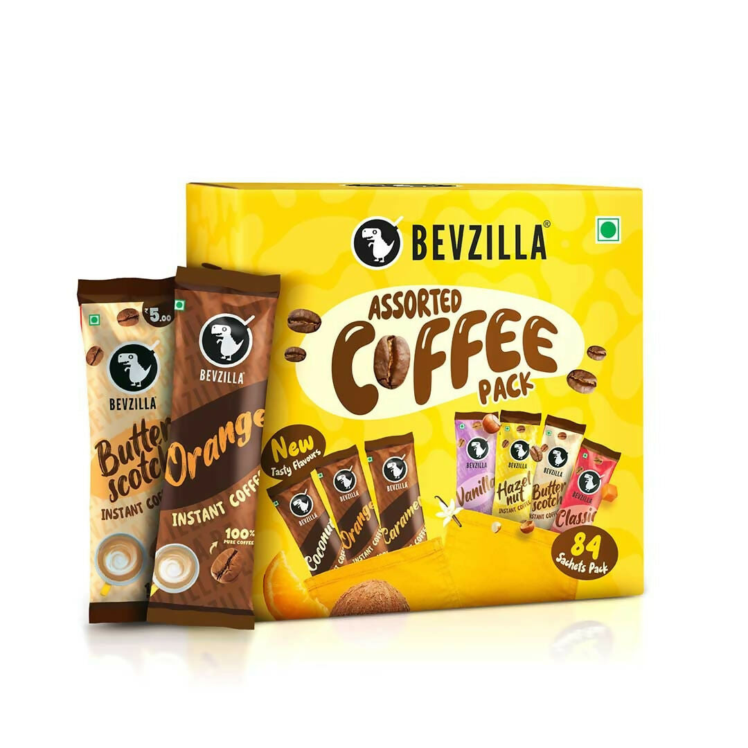 Bevzilla 84 Sachets Assorted Coffee Powder Box 
