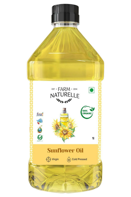 Farm Naturelle Organic Virgin Cold Pressed Sunflower Oil - Grab2buy