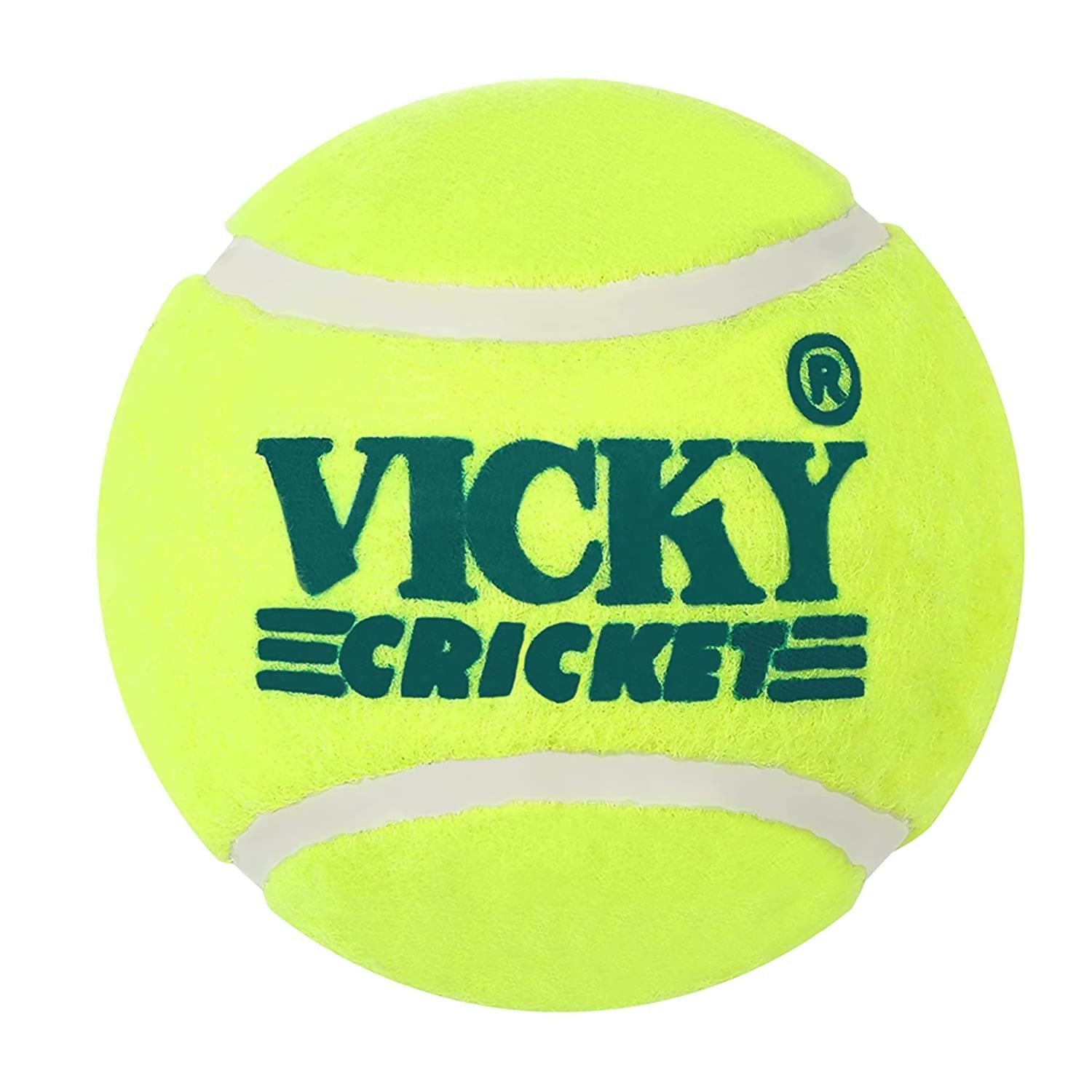 Vicky Yellow Tennis/Cricket Ball Light Multipurposeful Design & Durable Rubber Built 