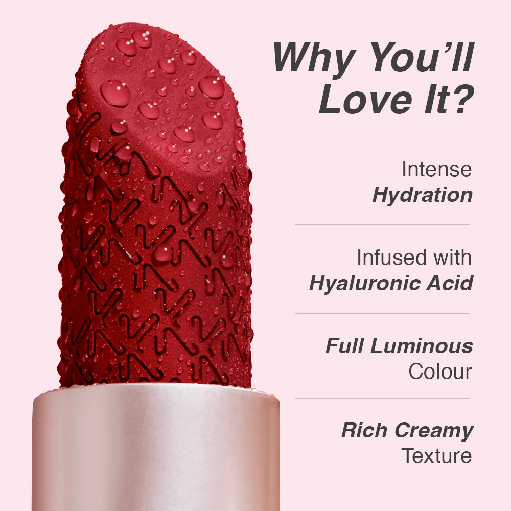 Kay Beauty Hydra Crème Hydrating Full Coverage Lipstick with Hyaluronic Acid- Sage 