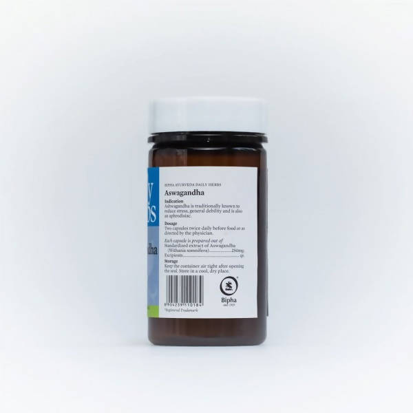 Bipha Ayurveda Daily Herbs - Aswagandha Capsules 