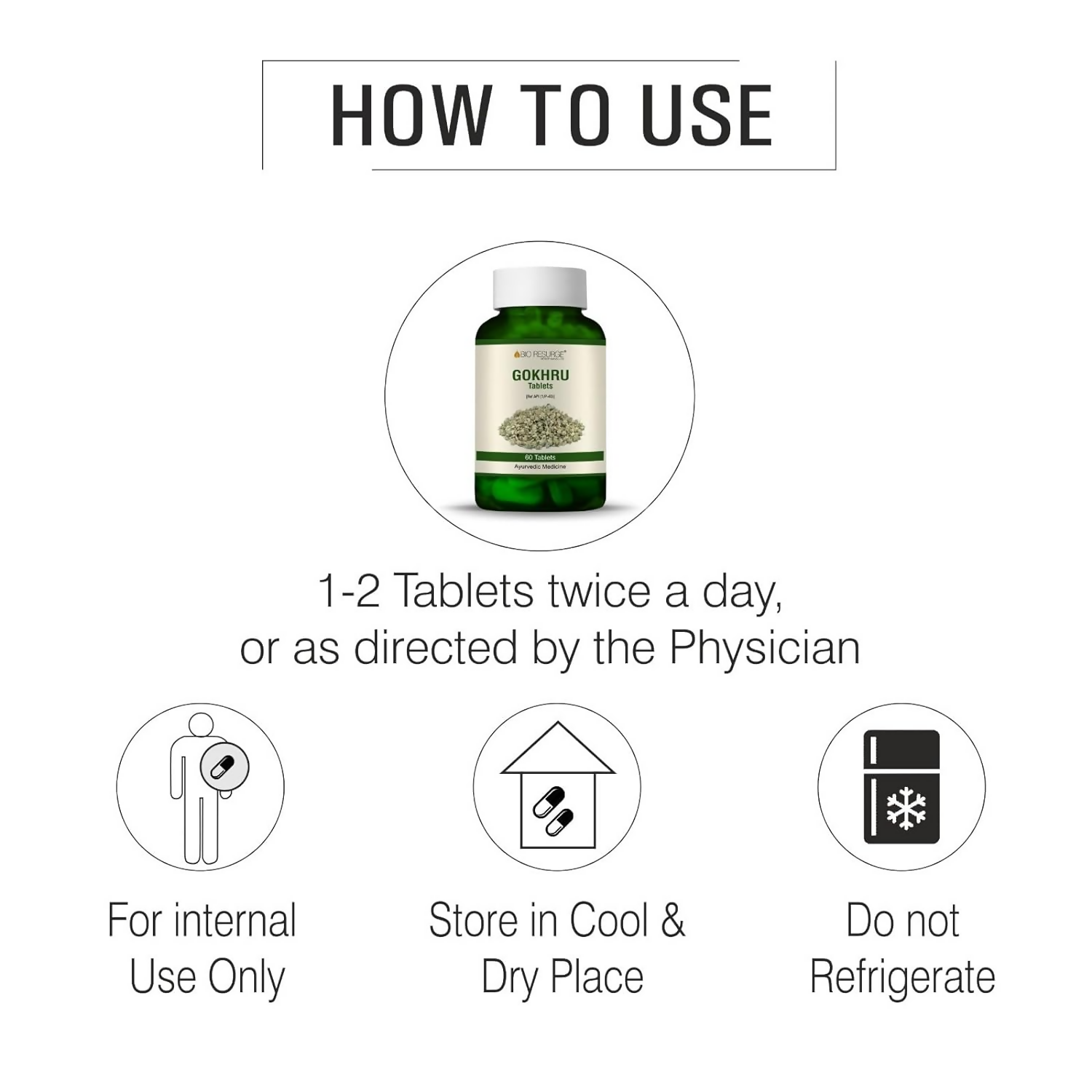 Bio Resurge Life Gokhru Tablets 