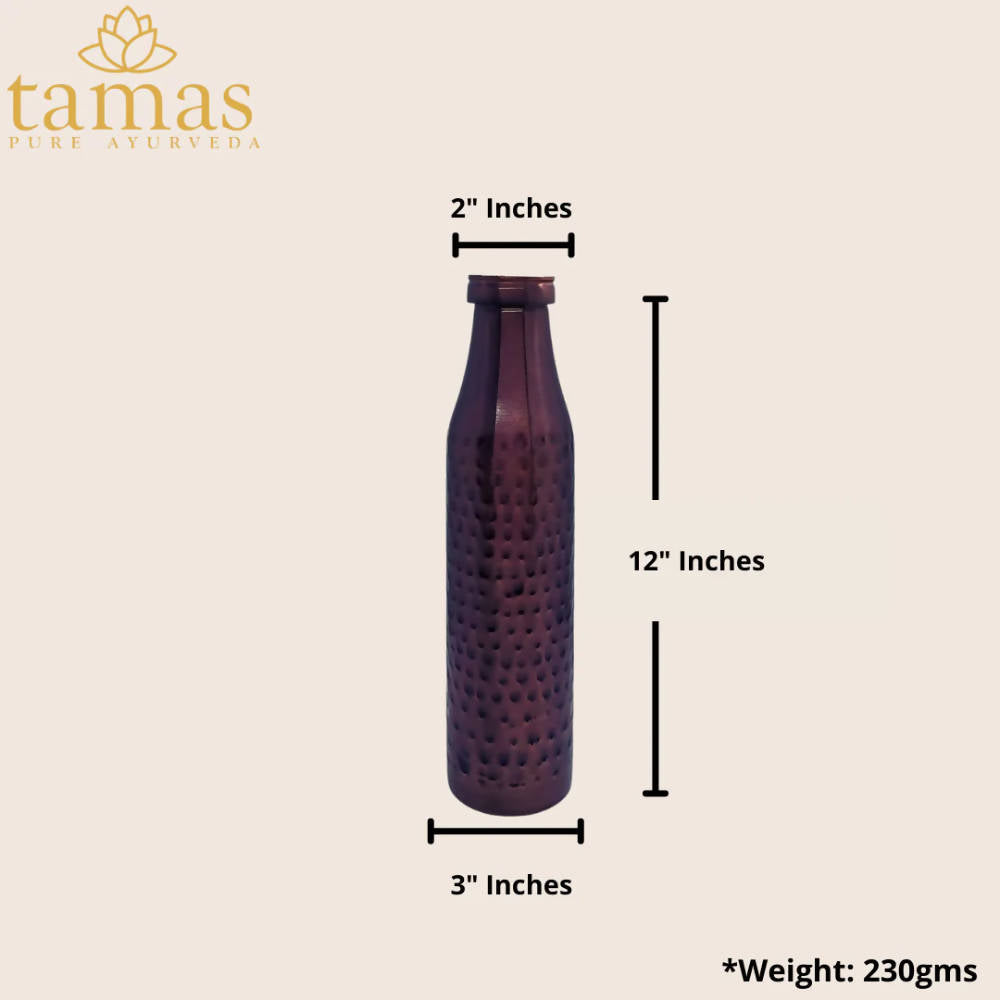 Tamas Hammered Antique BMC Copper Water Bottle - Grab2buy