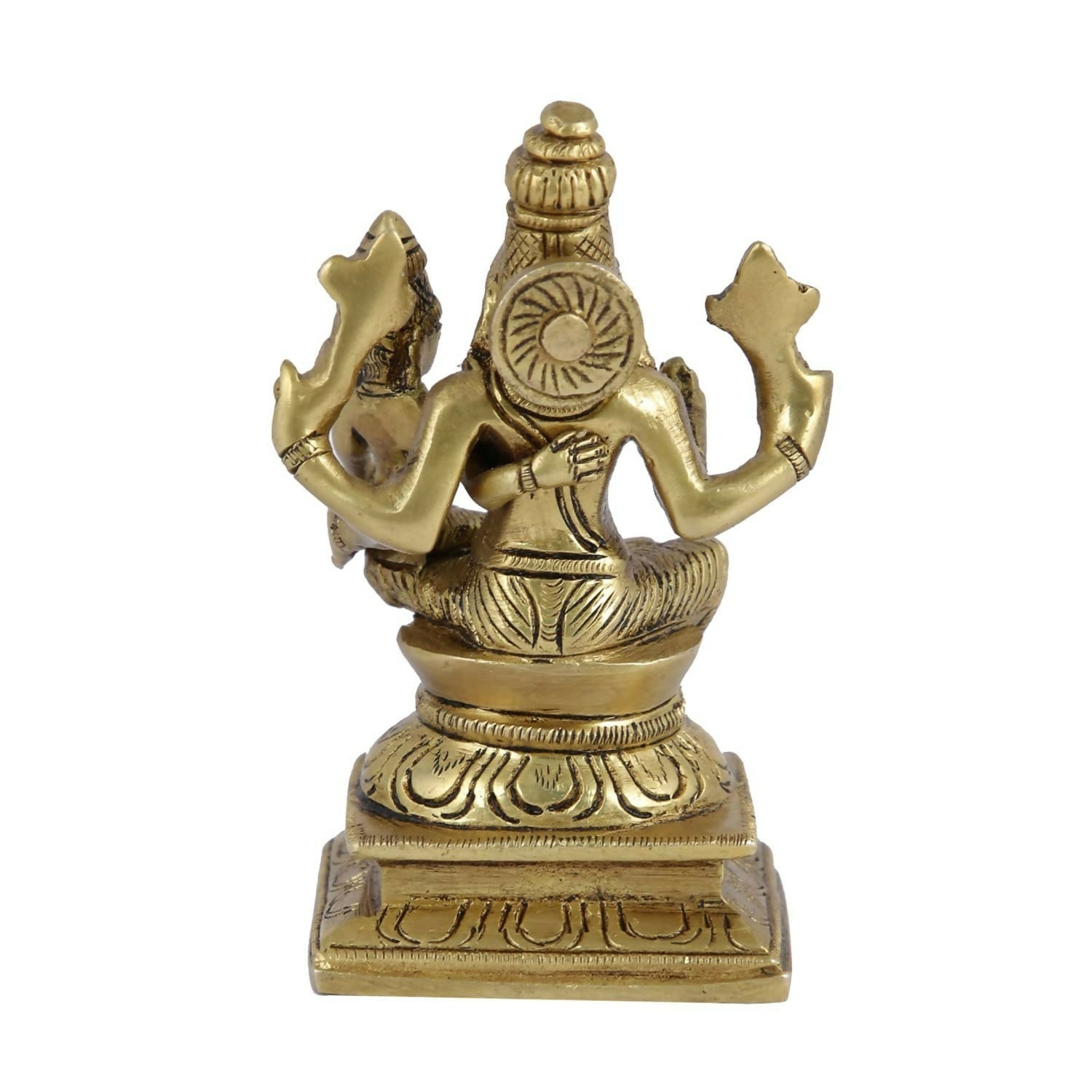 Craftvatika Lakshmi Narasimha Murti Brass Vishnu Laxmi Narayan Idol Statue - Grab2buy