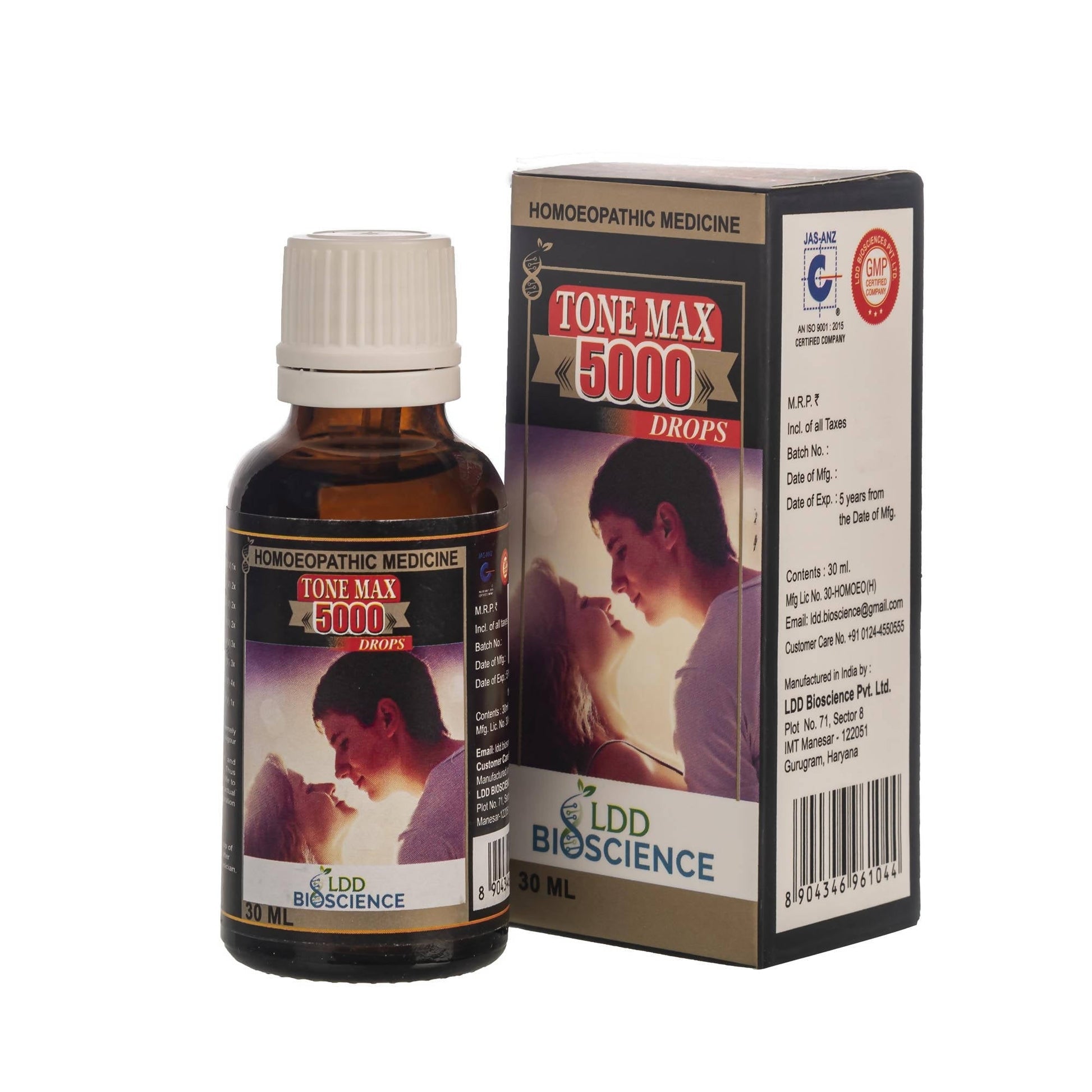 LDD Bioscience Homeopathy Tone Max 5000 Drops 