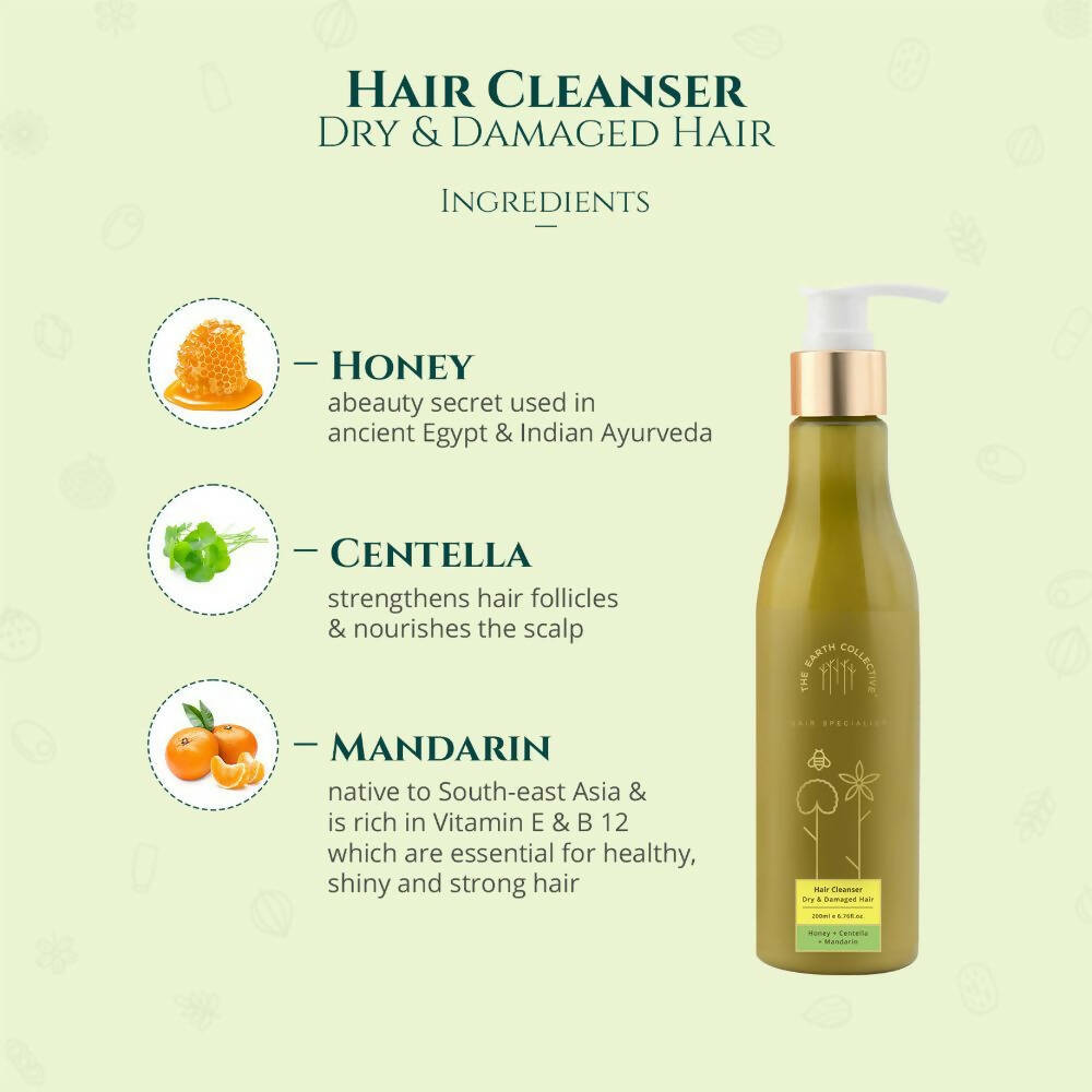 The Earth Collective Hair Cleanser - Dry and Damaged Hair  Grab2Buy The Earth Collective Grab2Buy