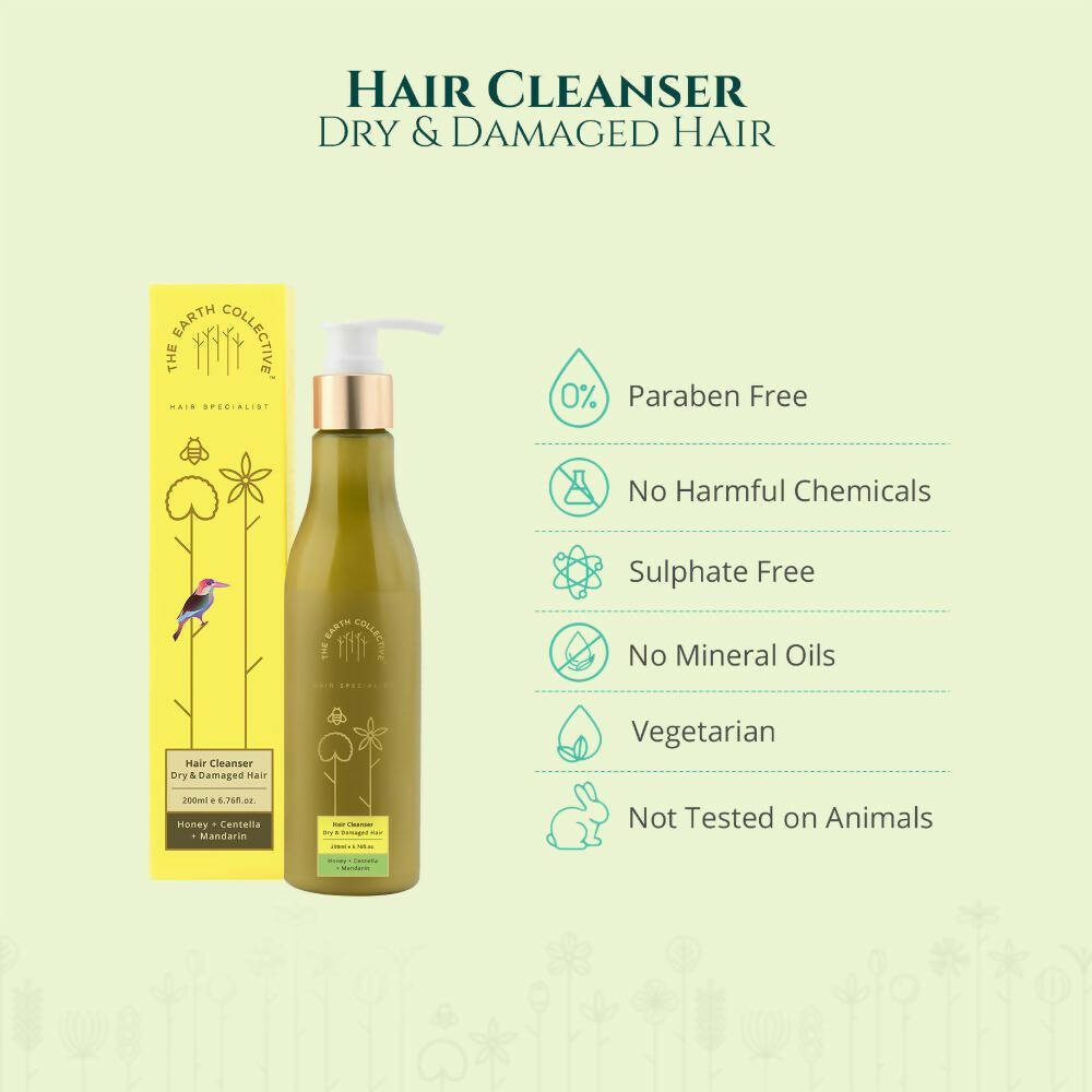 The Earth Collective Hair Cleanser - Dry and Damaged Hair  Grab2Buy The Earth Collective Grab2Buy