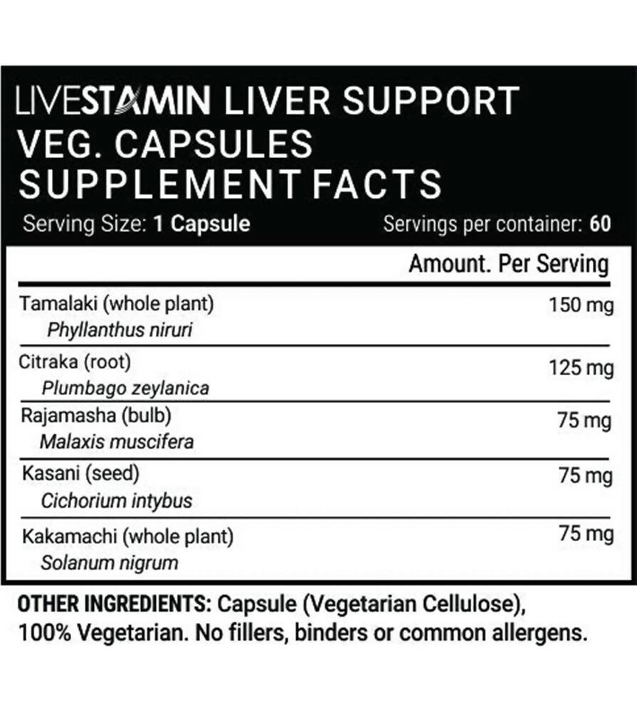 Livestamin Liver Support Capsules - Grab2buy