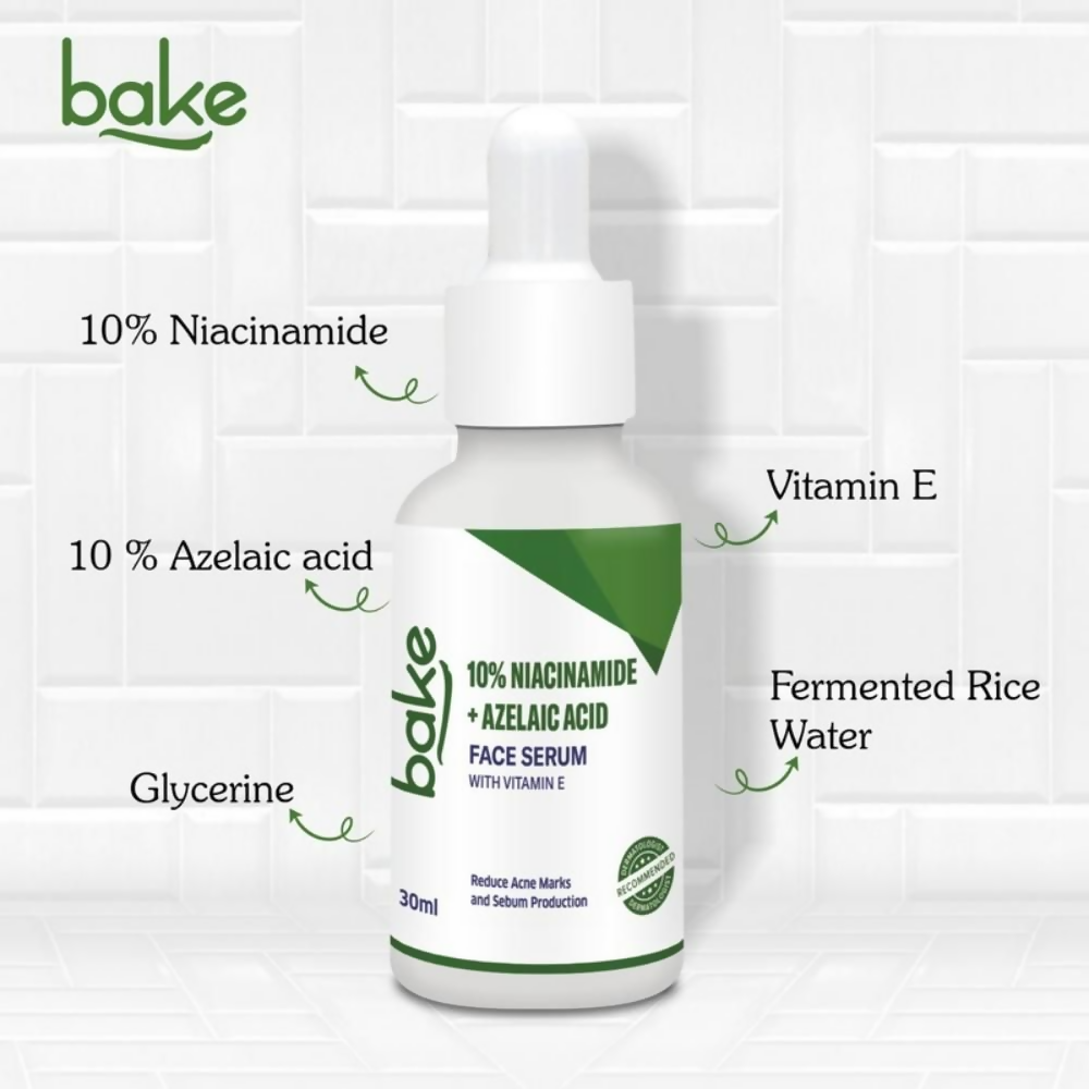 Bake 10% Niacinamide & Azelaic Acid Face Serum With Vitamin E  Grab2Buy Bake Grab2Buy