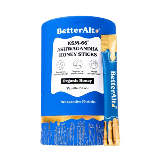 Better Alt KSM-66 Ashwagandha Honey Sticks 
