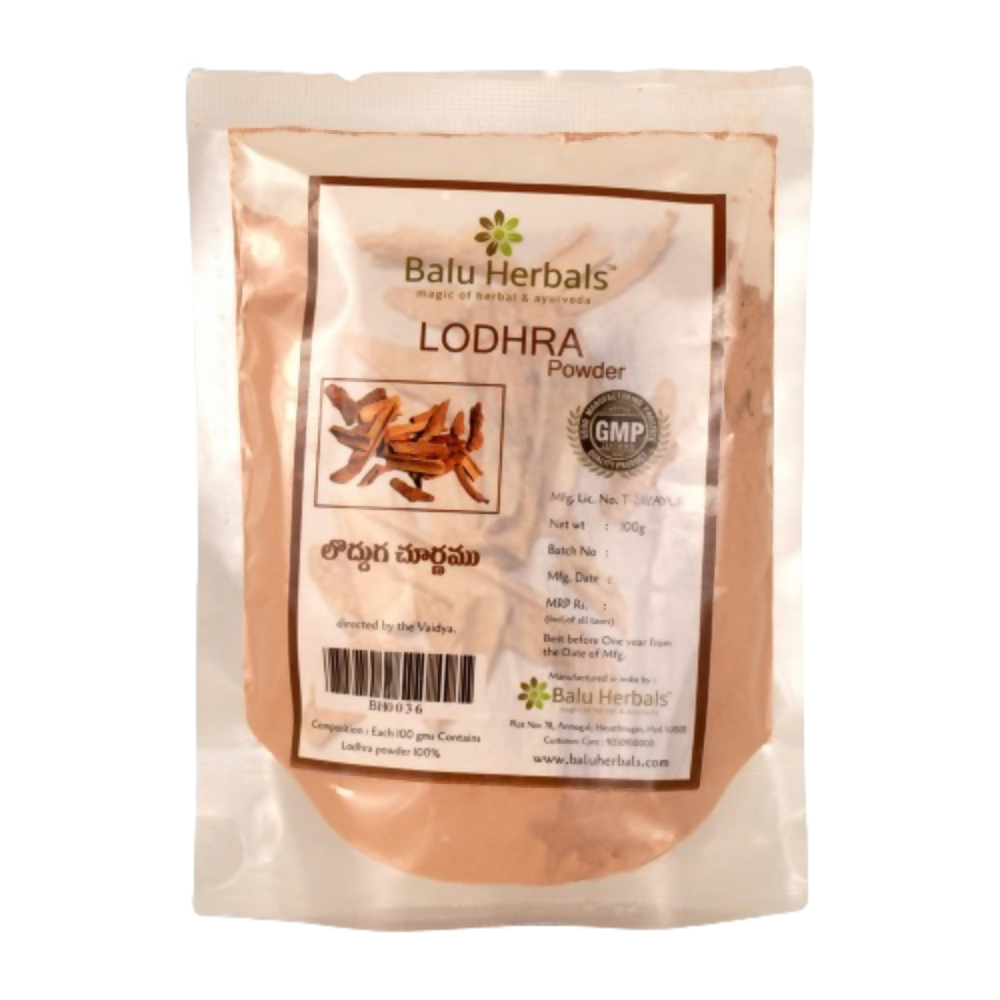 Balu Herbals Lodhra (Lodduga) Powder - Grab2buy