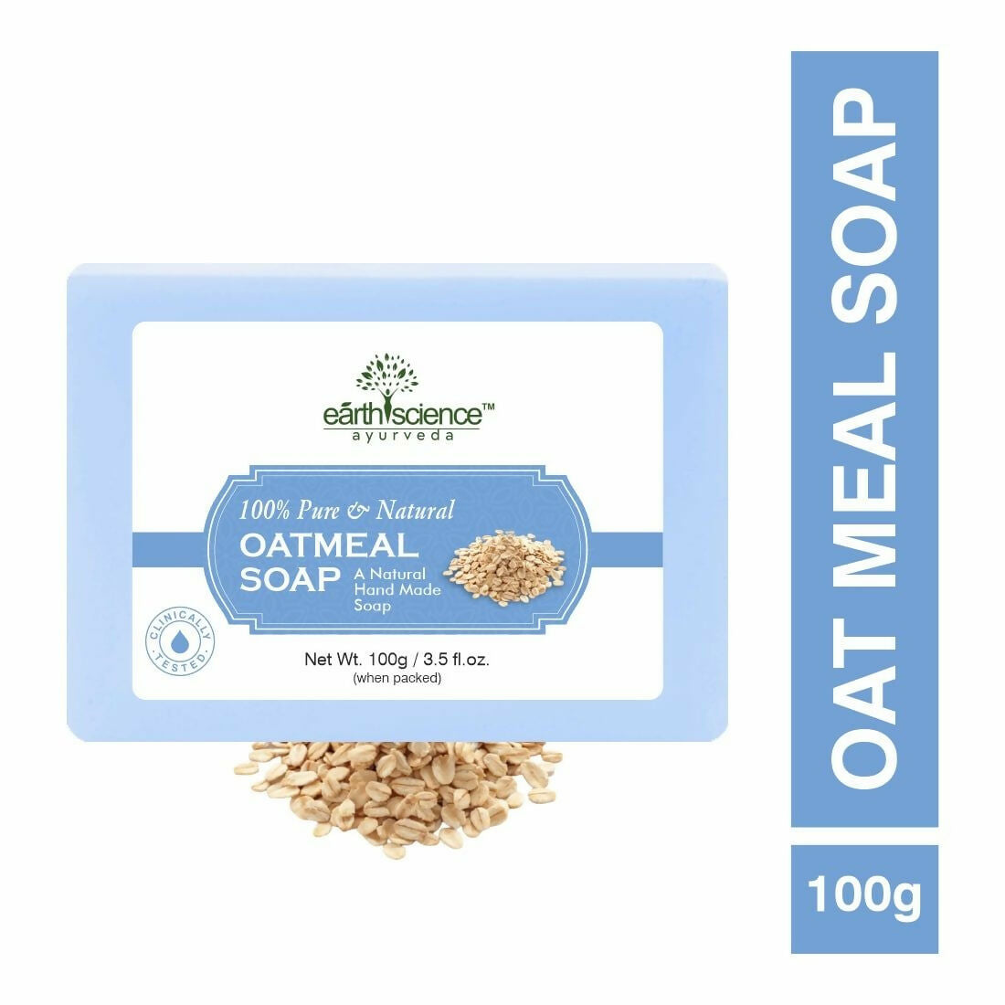Earth Science Ayurveda Oat Meal Bath Soap 