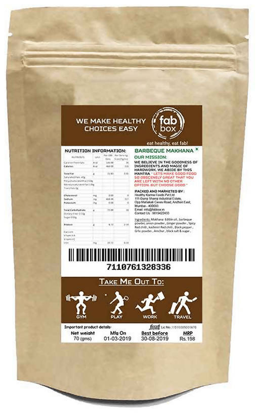 Fabbox Tangy Barbeque Makhana