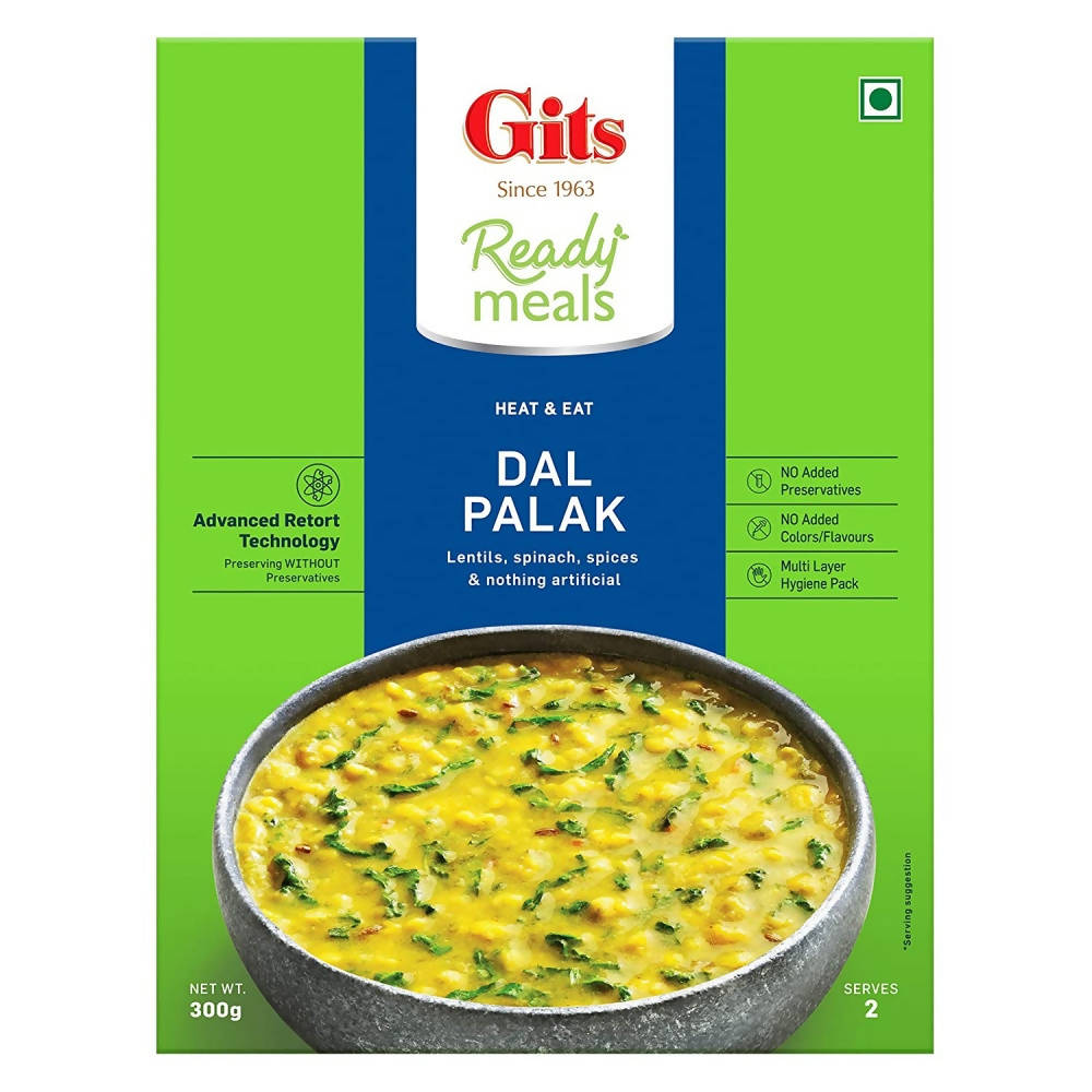 Gits Ready Meals Heat & Eat Dal Palak 