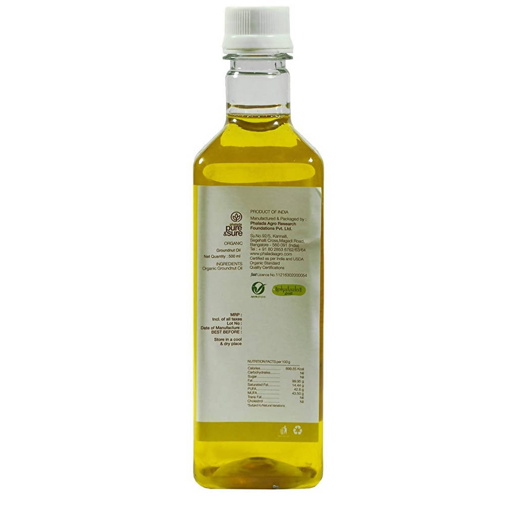 Pure & Sure Organic Cold Pressed Ground Nut Oil - Grab2buy