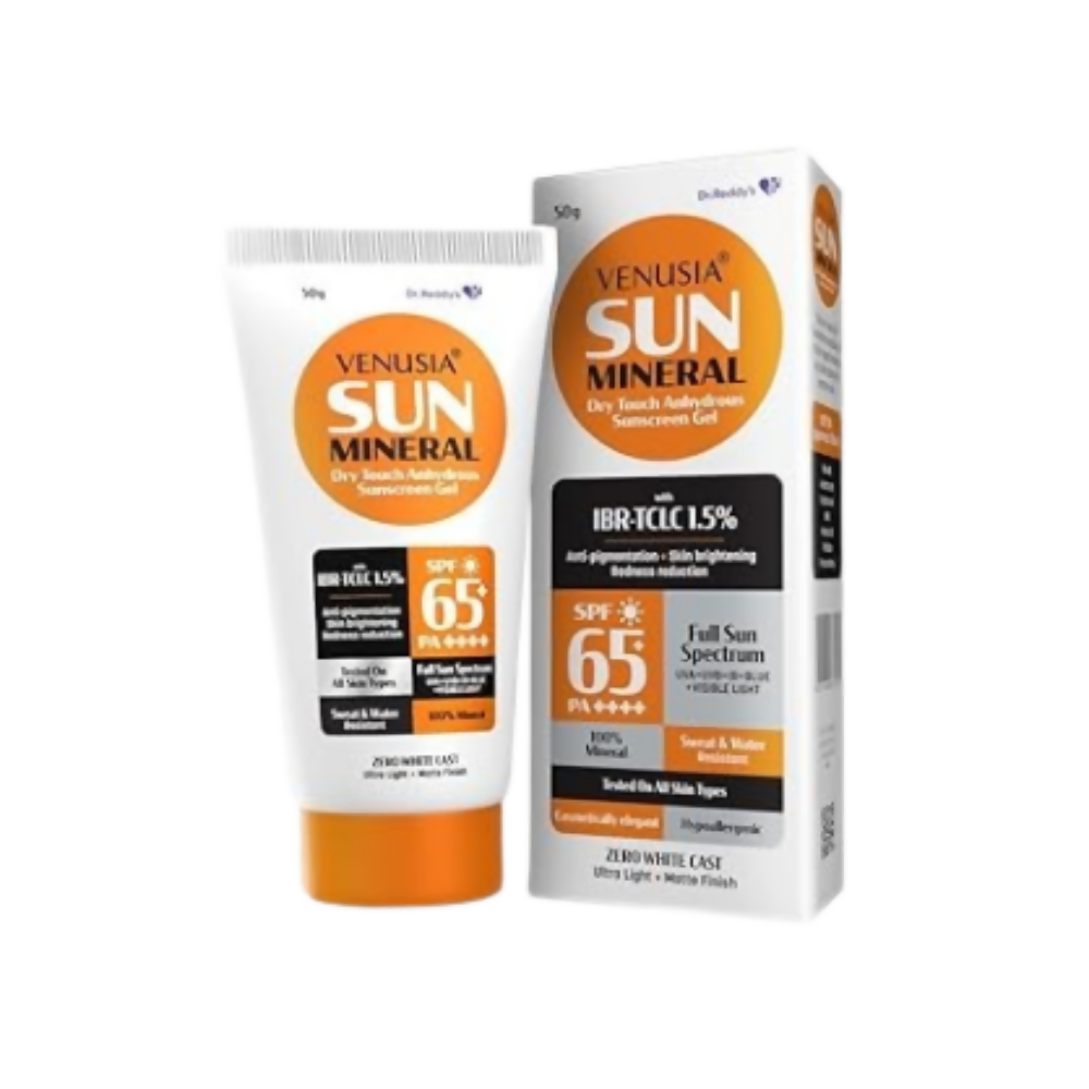 Dr. Reddy's Venusia Sun Mineral Sunscreen Gel SPF 65+ PA++++ | Grab2Buy