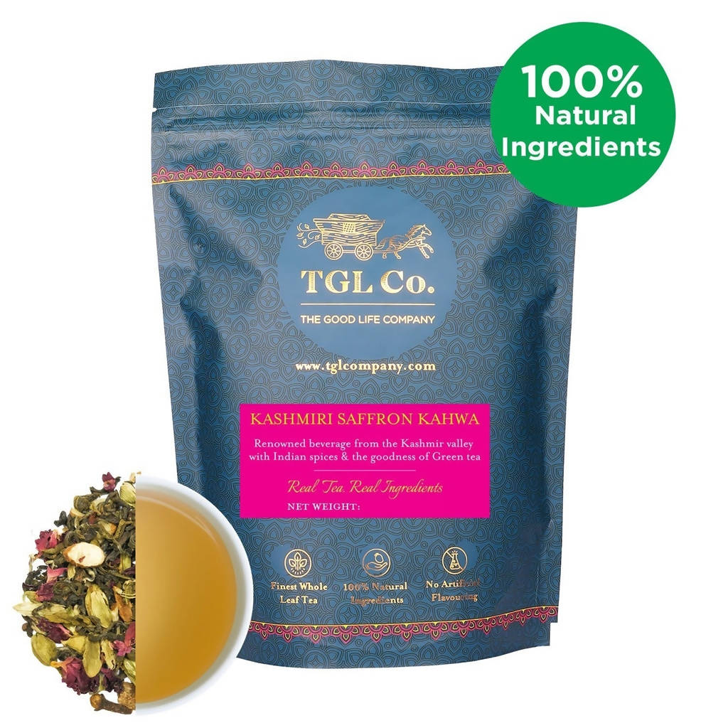 TGL Co. Kashmiri Saffron Kahwa Green Tea  Grab2Buy TGL Co. Grab2Buy