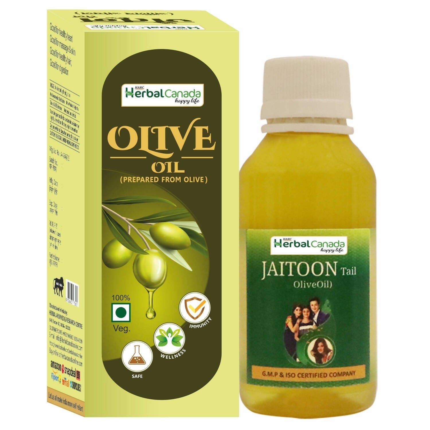 Herbal Canada Olive Oil (Jaitoon Oil) 
