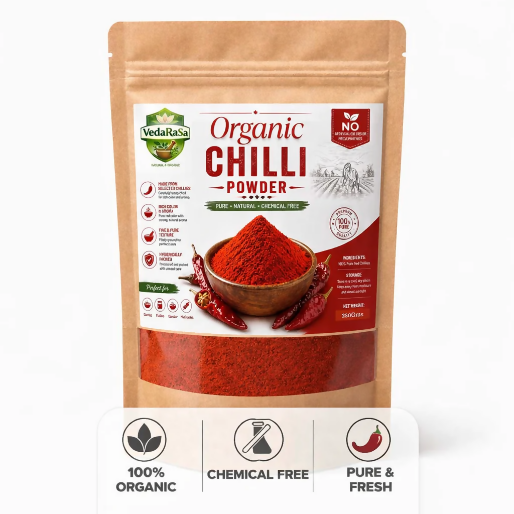 VedaRasa Organic Chilli Powder  Grab2Buy VedaRasa Grab2Buy