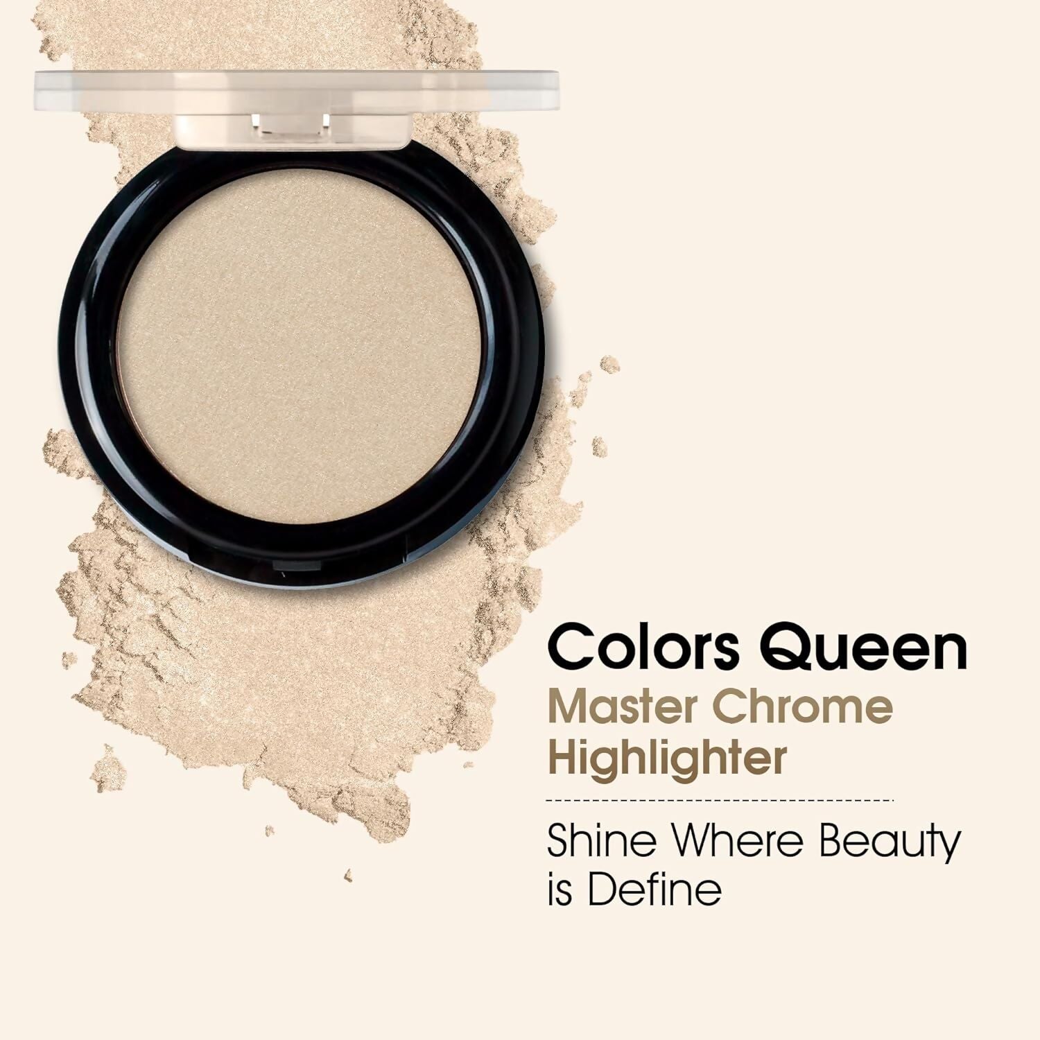 Colors Queen Master Chrome Metallic Highlighter - 03 Girl Gotta Slay 