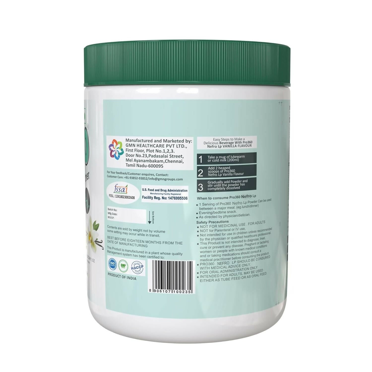 Pro360 Nefro LP (fka Nephro LP) Non-Dialysis Care Protein Powder 