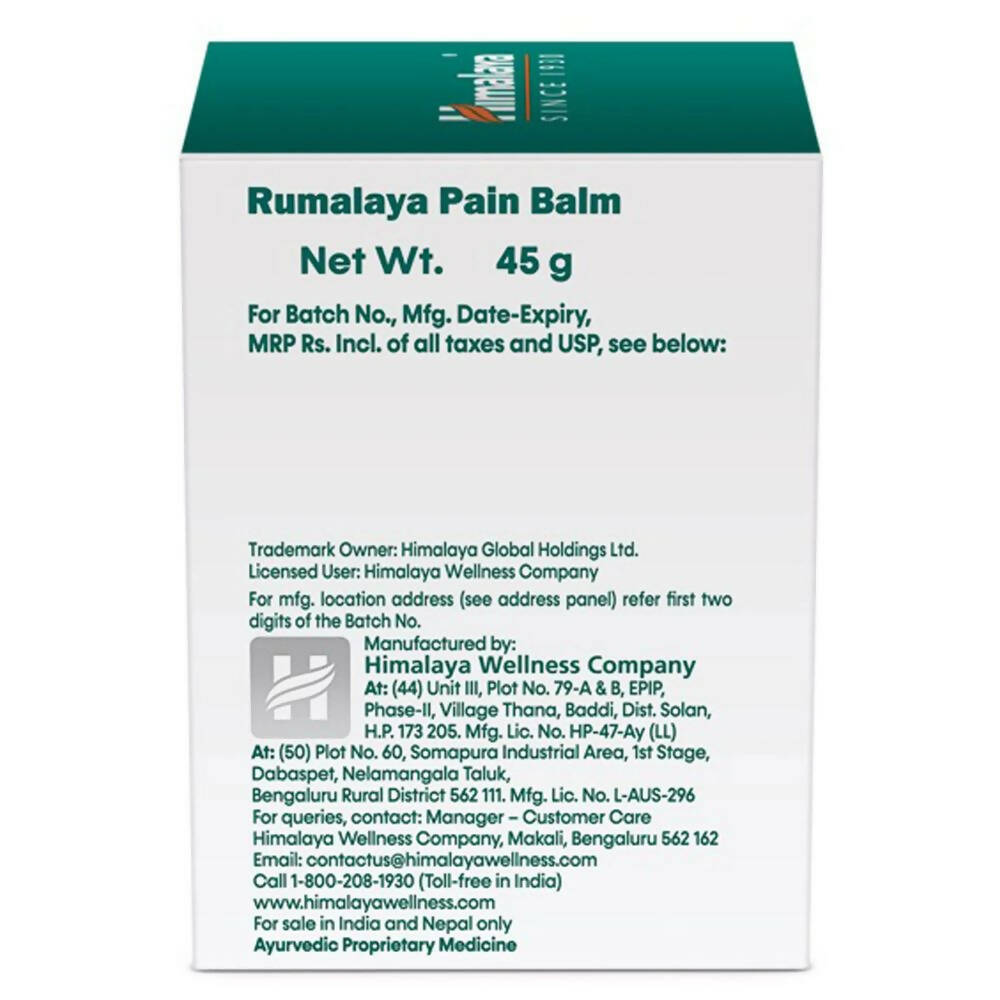 Himalaya Herbals Rumalaya Pain Balm 