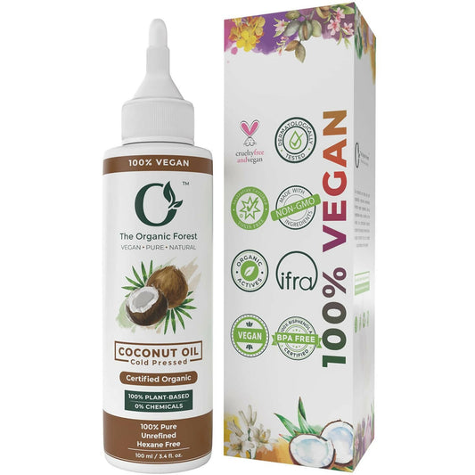 The Organic Forest Cold Pressed Coconut Oil - Grab2buy